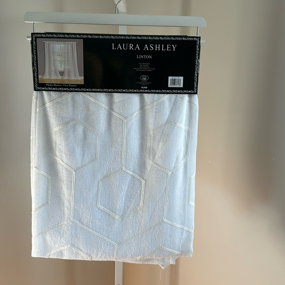 Laura Ashley Linton Embroidered Sheer Panels